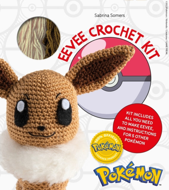 PokeMon Crochet Eevee Book & Kit : Kit Includes Materials to Make Eevee and Instructions for 5 Other PokeMon (ISBN: 9781446309605)