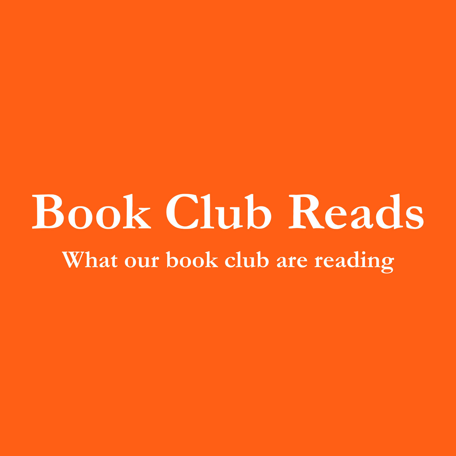Book Club Reads