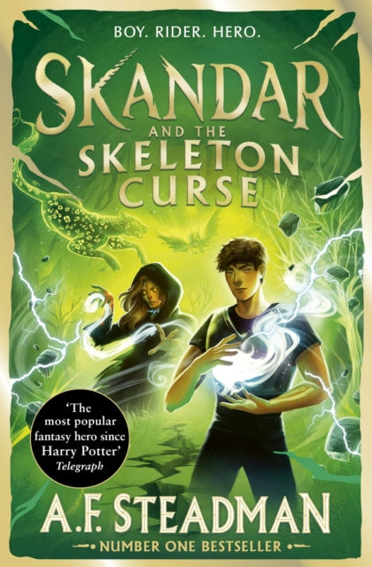 Skandar and the Skeleton Curse : GO ALL IN for the National Year of Reading with the penultimate book in the biggest fantasy adventure series since Harry Potter Volume 4 (ISBN: 9781398561373)