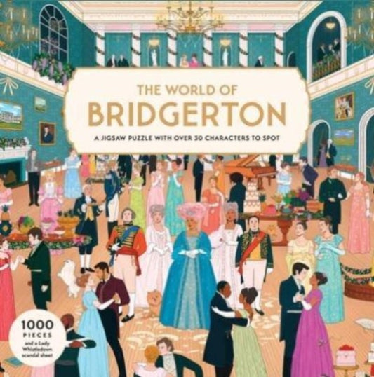The World of Bridgerton : A 1000-piece jigsaw puzzle with over 30 characters to spot (ISBN: 9781399615945)