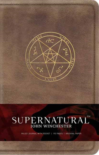 Supernatural: John Winchester Hardcover Ruled Journal (ISBN: 9781683830740)