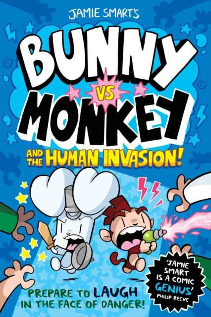 Bunny vs Monkey and the Human Invasion (a Phoenix Comic Book, from the multi-million-selling creative genius Jamie Smart) (ISBN: 9781788451956)